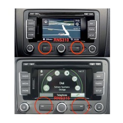 Volkswagen RNS 310 Europe de l’Ouest