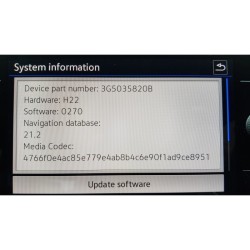 Volkswagen Discover Media/Pro mib3 Navigation Update 2025
