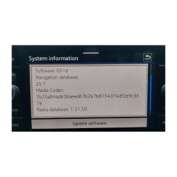 Volkswagen Discover Media/Pro mib3 Navigation Update 2025
