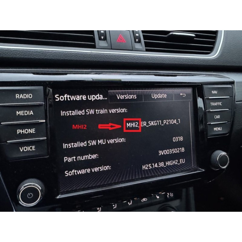 Actualización de navegación para Volkswagen Discover Pro Gen 2 Europa V25 2025-2026 Actualización de navegación para Volkswagen Discover Pro Gen 2 Europa V25 2025-2026