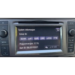 TOYOTA TOUCH 1 NAVIGATIE KAART UPDATE USB EUROPA